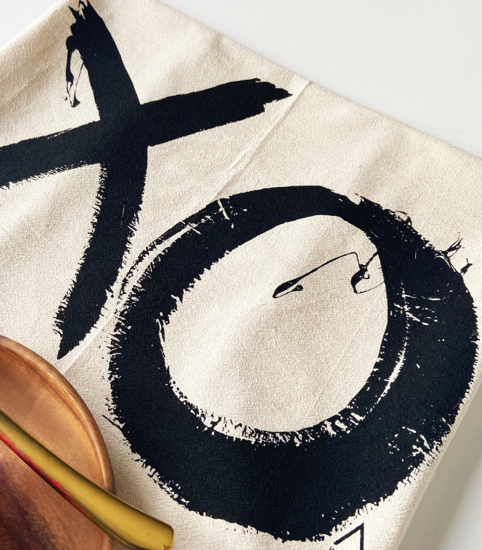 XO Tea Towel - BY THE PEOPLE SHOP | PAUSE MORE, LIVE MORE