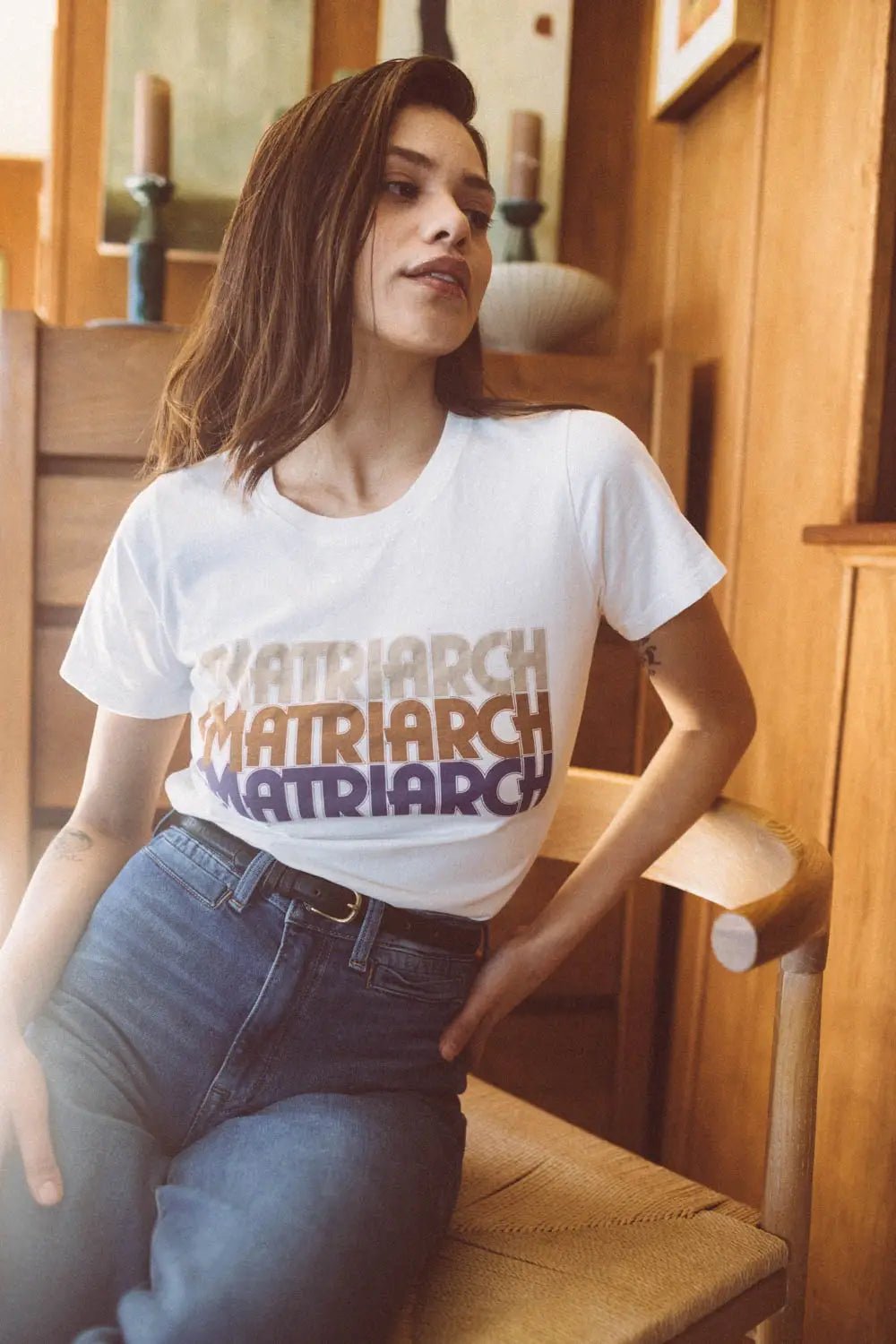 Matriarch | Fitted Crewneck - BY THE PEOPLE SHOP | PAUSE MORE, LIVE MORE