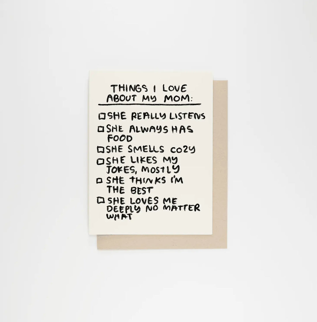 Things I Love Checklist - BY THE PEOPLE SHOP