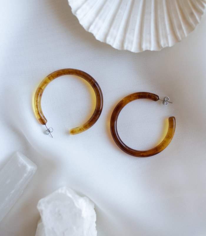 Milo Hoops In Amber - BY THE PEOPLE SHOP | PAUSE MORE, LIVE MORE