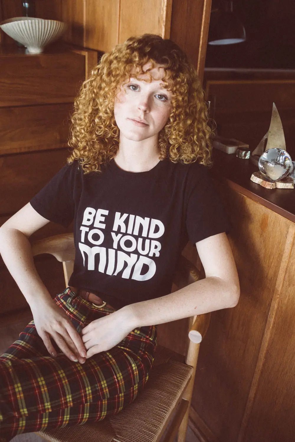 Be Kind to Your Mind | Fitted Crewneck - BY THE PEOPLE SHOP